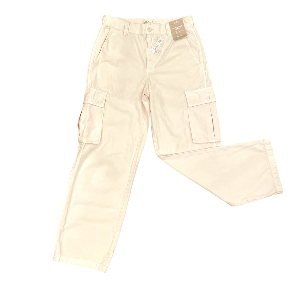 Madewell Cream Cargo Pants Size 25